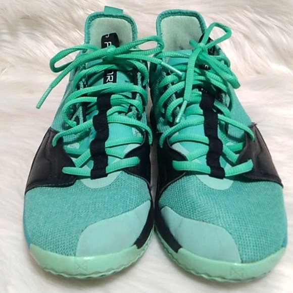 Nike PG3 Menta Green Tennis Shoes Sz.6.5Youth Or Womens 7-7 1/2. Gently Worn - Picture 3 of 11